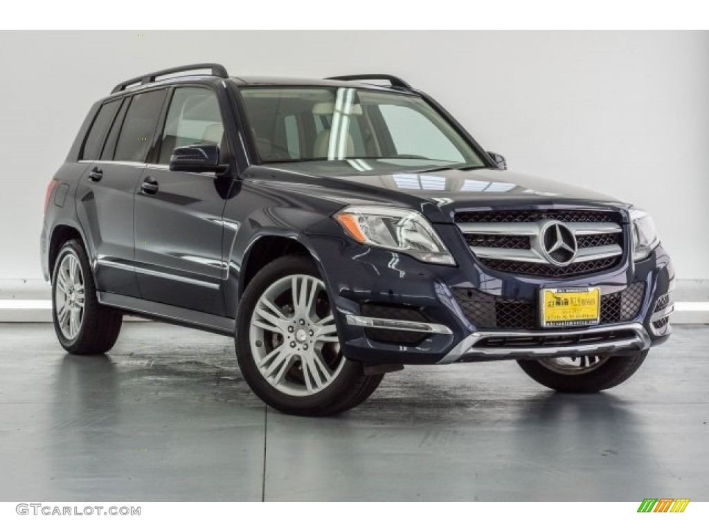 2014 GLK 350 - Lunar Blue Metallic / Almond Beige/Mocha photo #12