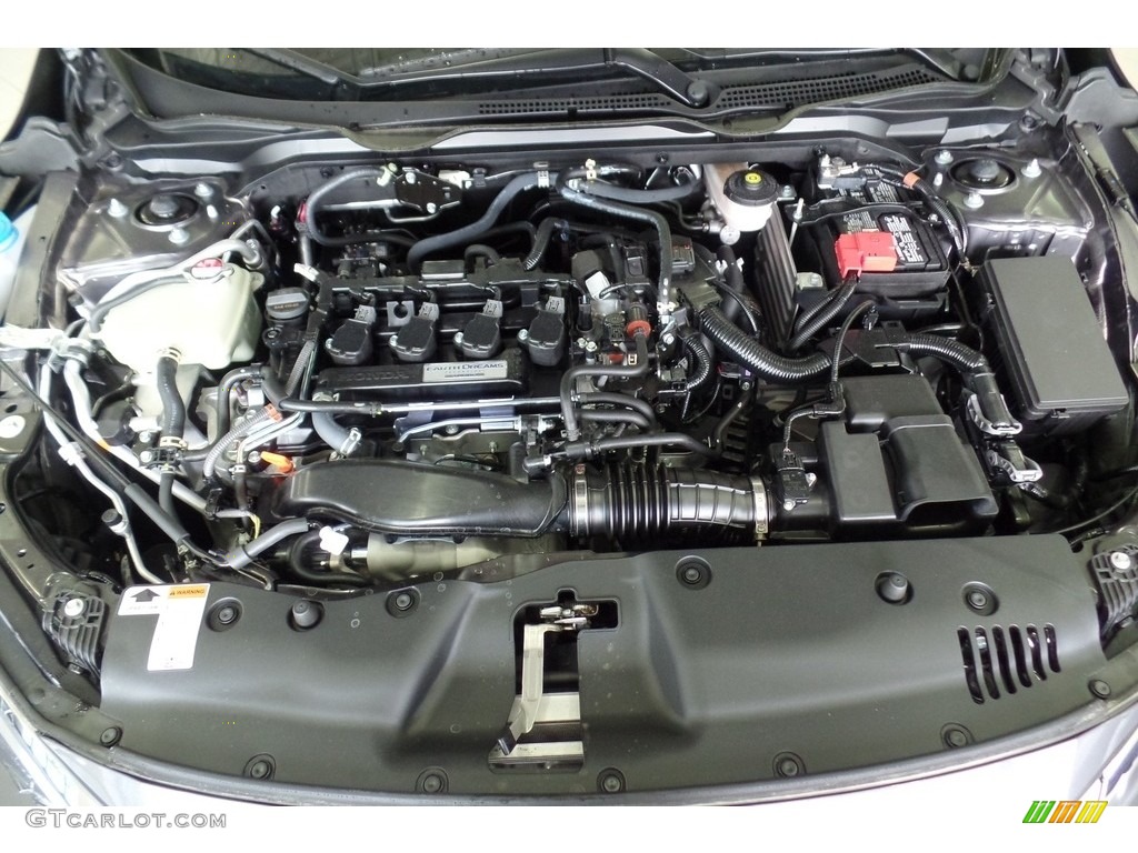 2017 Civic EX-L Sedan - Modern Steel Metallic / Gray photo #16