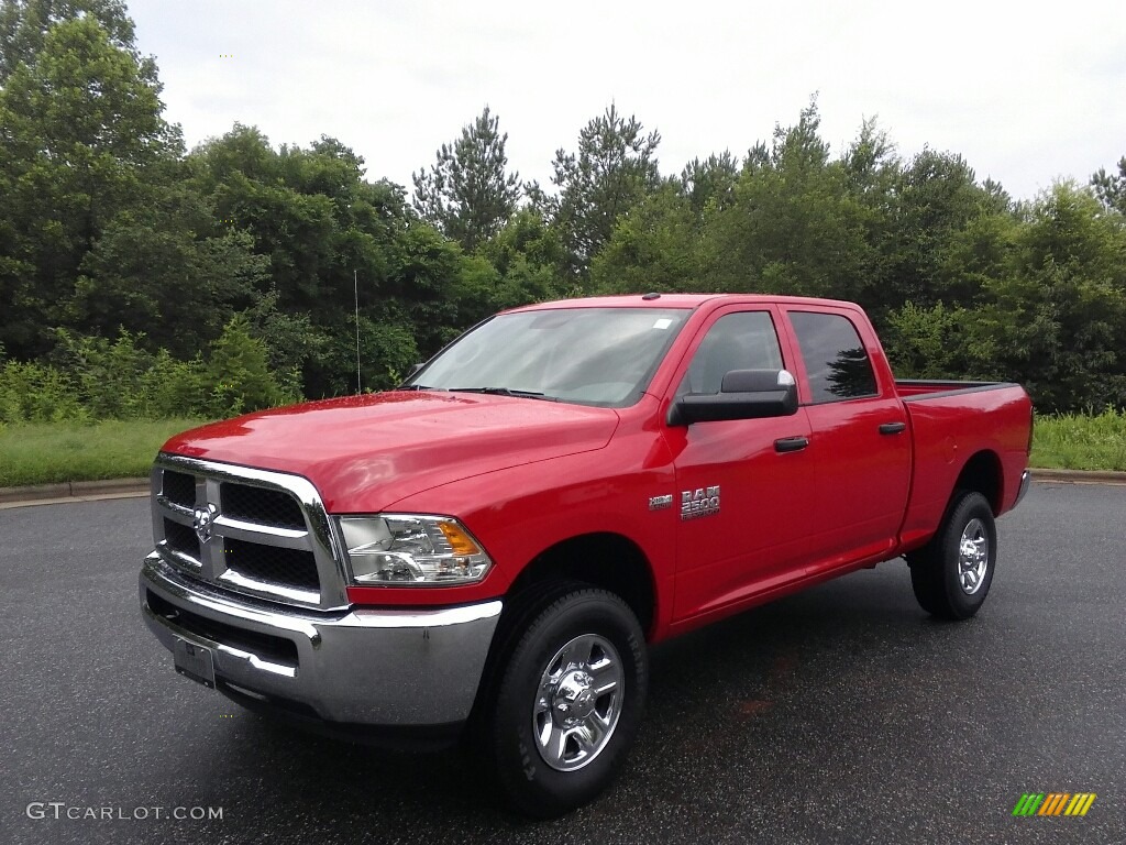Flame Red 2017 Ram 2500 Tradesman Crew Cab 4x4 Exterior Photo #121241227