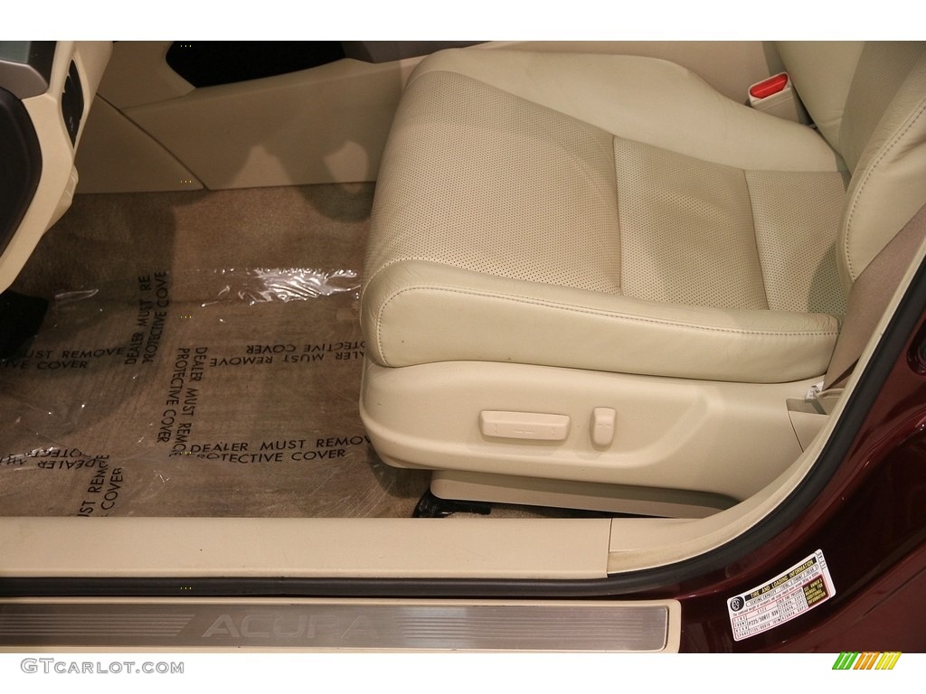 2009 TSX Sedan - Basque Red Pearl / Parchment photo #7