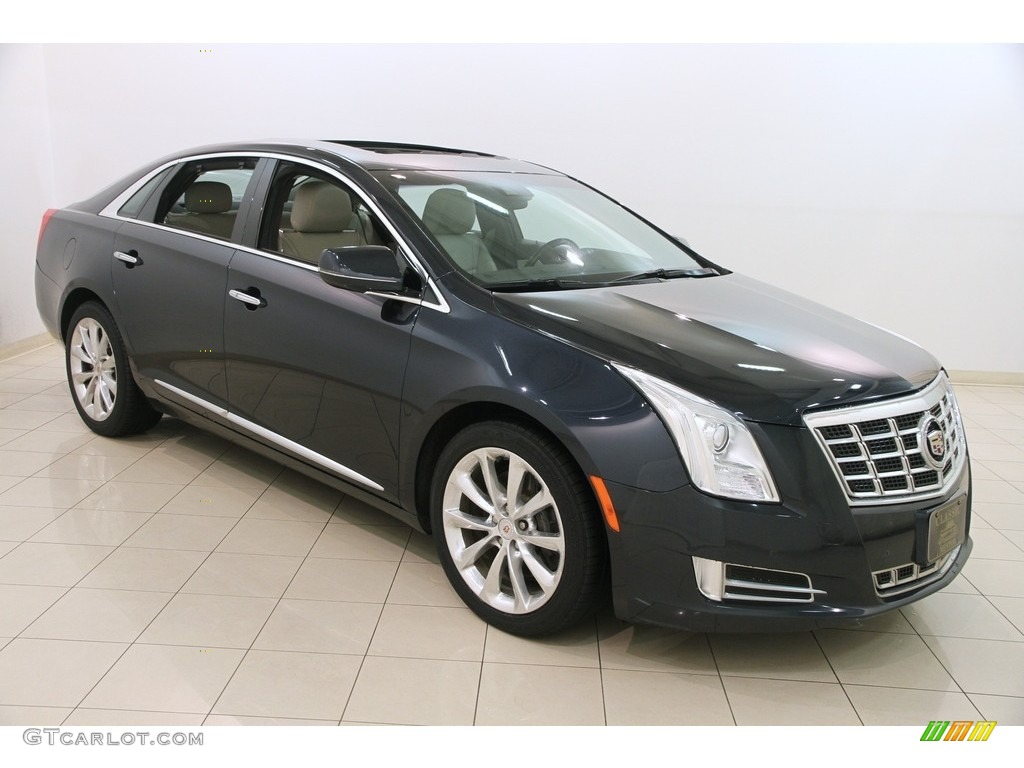 2013 XTS Premium AWD - Sapphire Blue Metallic / Shale/Cocoa photo #1