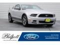 2014 Ingot Silver Ford Mustang V6 Premium Coupe  photo #1