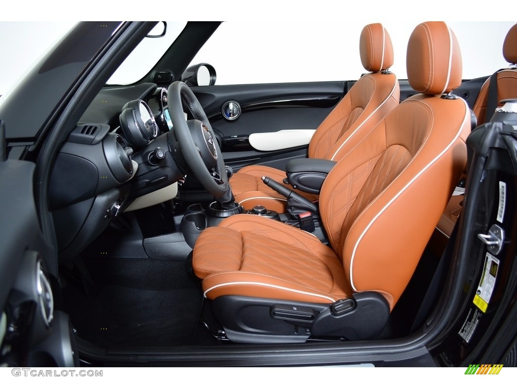 Chesterfield Leather/Malt Brown Interior 2017 Mini Convertible Cooper S Photo #121244197