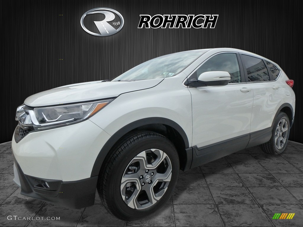 2017 CR-V EX-L AWD - White Diamond Pearl / Black photo #4