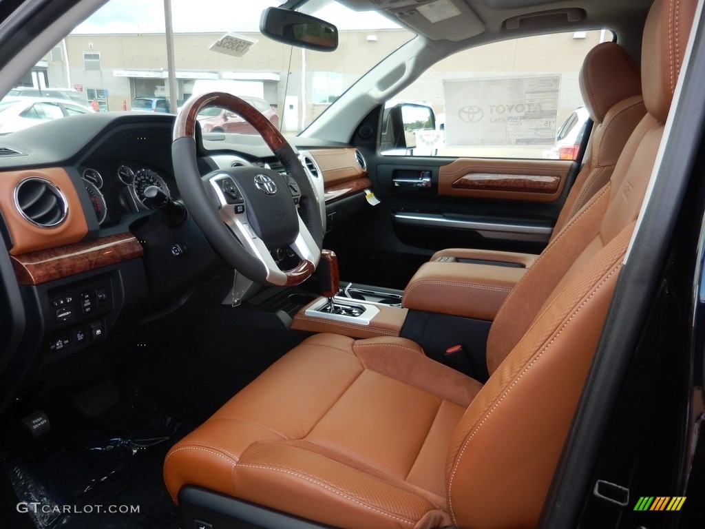 2017 Tundra 1794 CrewMax 4x4 - Midnight Black Metallic / 1794 Edition Black/Brown photo #3