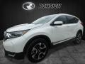 2017 White Diamond Pearl Honda CR-V Touring AWD  photo #4