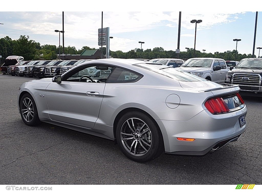 2017 Mustang GT Premium Coupe - Ingot Silver / Ebony photo #19