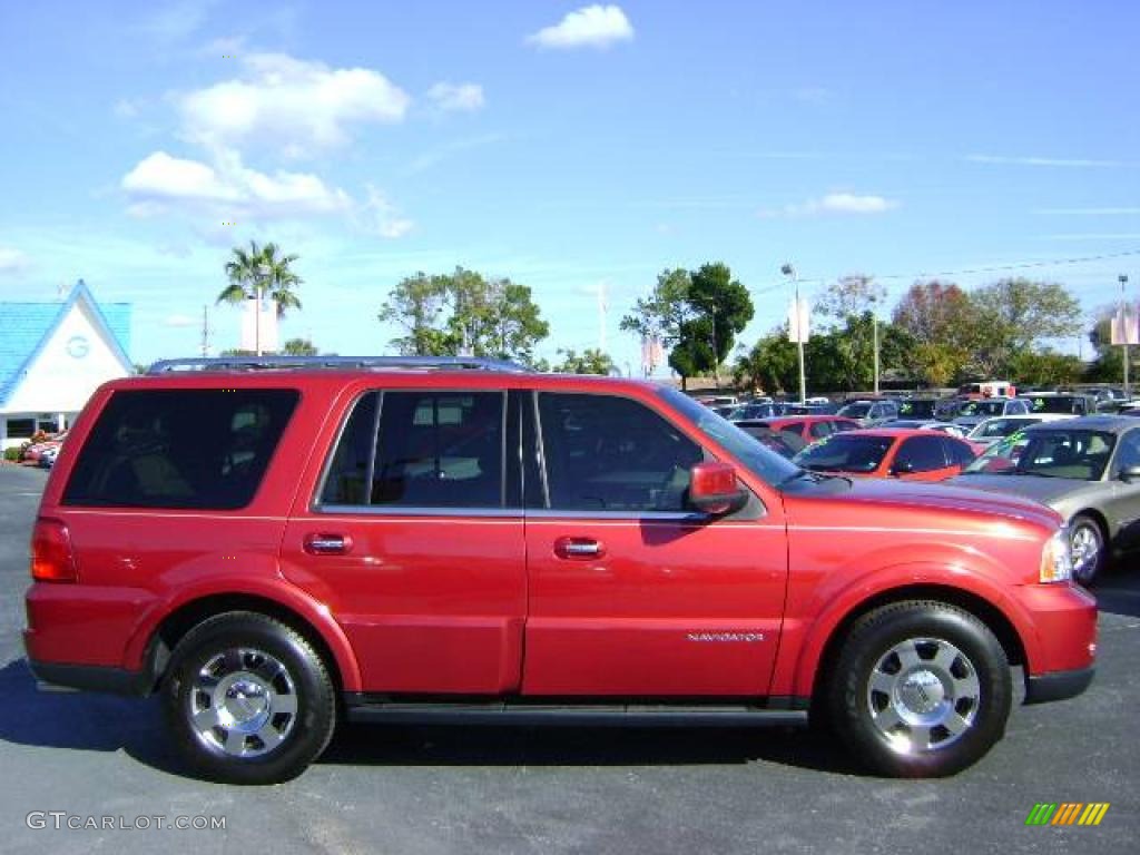 2006 Navigator Ultimate - Vivid Red Metallic / Camel photo #8