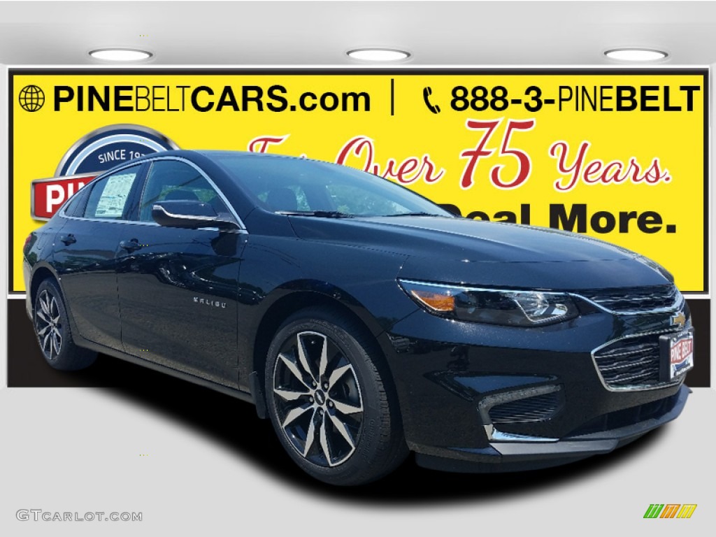 Mosaic Black Metallic Chevrolet Malibu