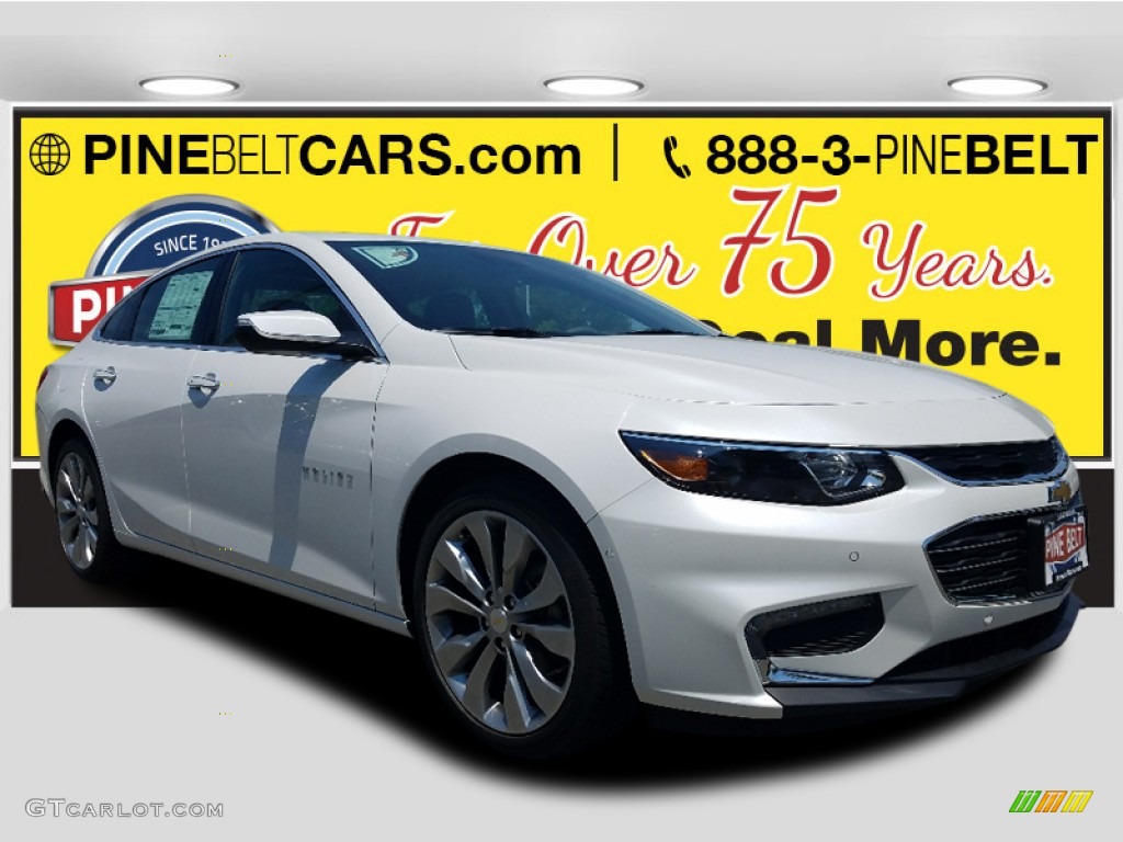 2017 Malibu Premier - Iridescent Pearl Tricoat / Dark Atmosphere/Loft Brown photo #1