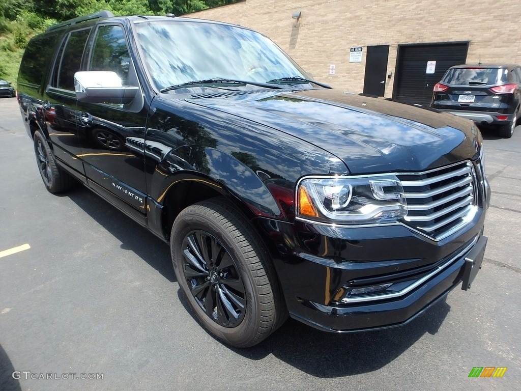 Black Velvet 2017 Lincoln Navigator L Select 4x4 Exterior Photo #121254074