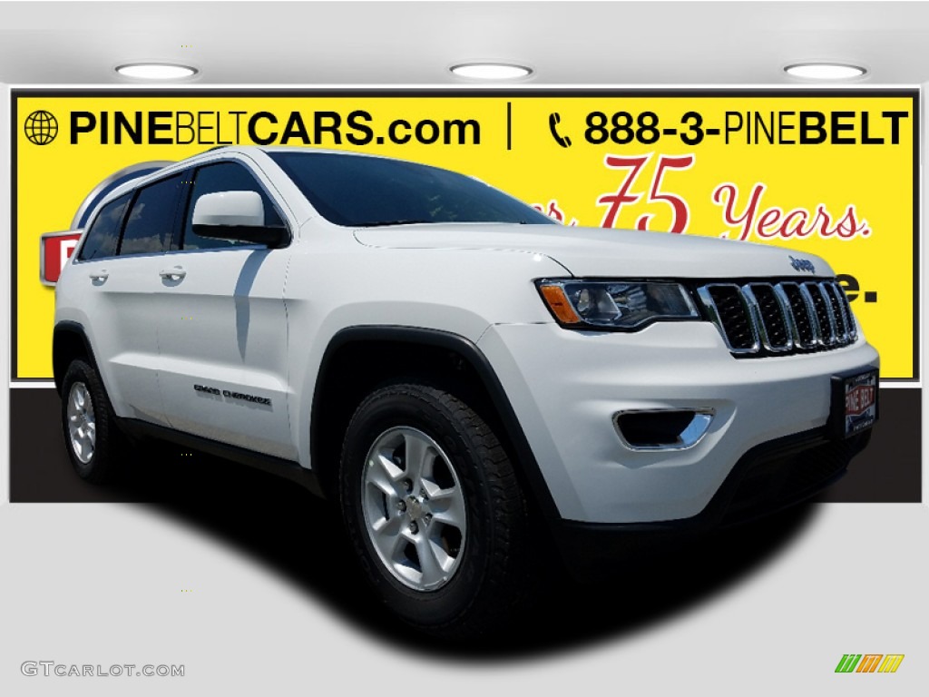 2017 Grand Cherokee Laredo 4x4 - Bright White / Black photo #1