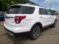 2017 White Platinum Ford Explorer Platinum 4WD  photo #2