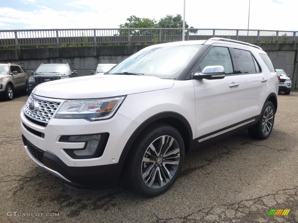 2017 Explorer Platinum 4WD - White Platinum / Medium Soft Ceramic photo #6