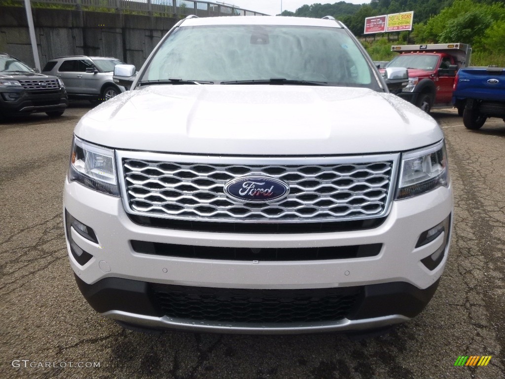 2017 Explorer Platinum 4WD - White Platinum / Medium Soft Ceramic photo #7