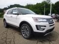 2017 White Platinum Ford Explorer Platinum 4WD  photo #8