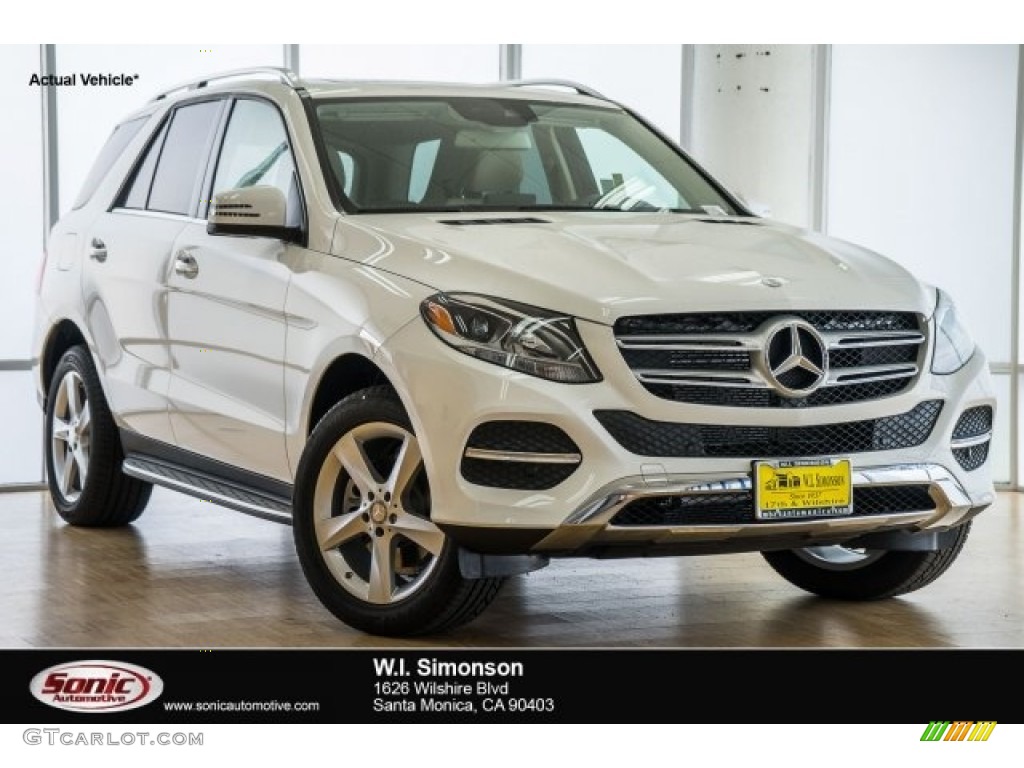 2017 GLE 350 4Matic - Polar White / Ginger Beige/Espresso Brown photo #1