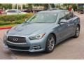 2015 Hagane Blue Infiniti Q50 3.7  photo #3