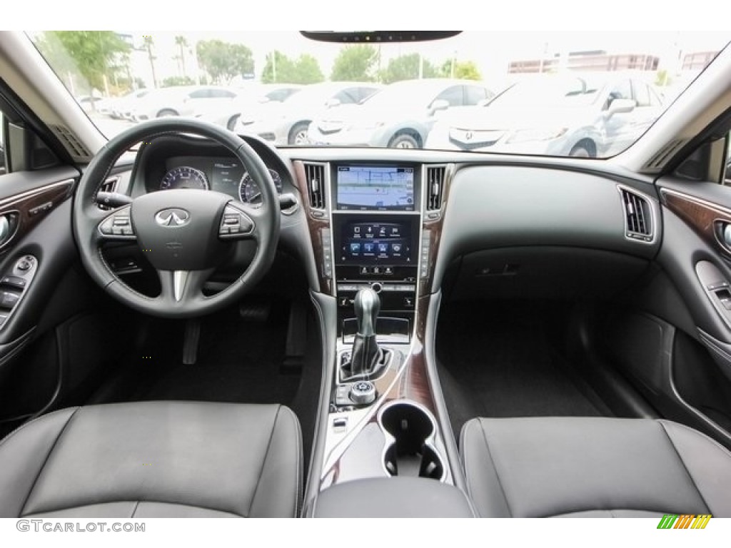 2015 Q50 3.7 - Hagane Blue / Graphite photo #9