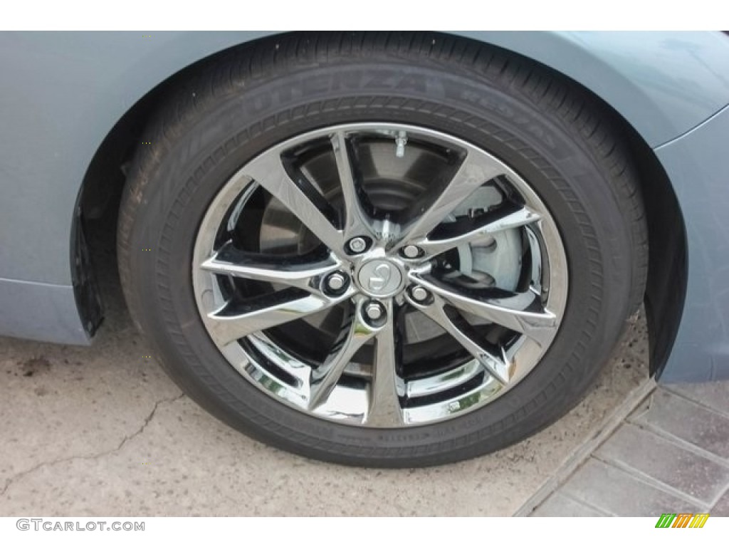 2015 Q50 3.7 - Hagane Blue / Graphite photo #11