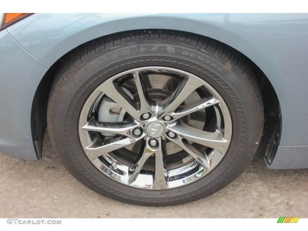 2015 Q50 3.7 - Hagane Blue / Graphite photo #14