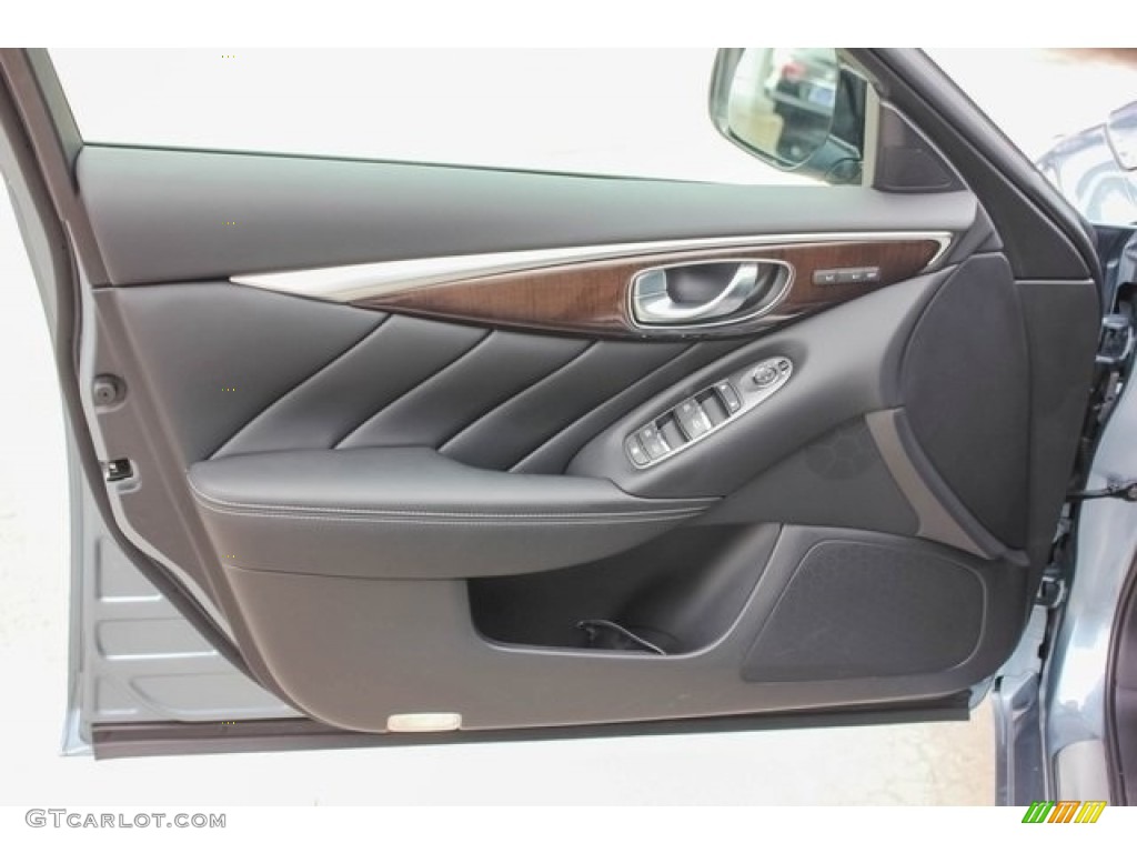 2015 Q50 3.7 - Hagane Blue / Graphite photo #15