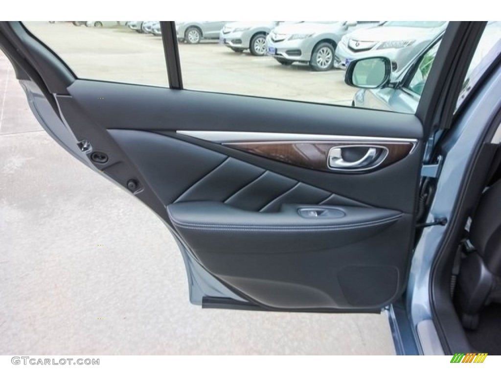 2015 Q50 3.7 - Hagane Blue / Graphite photo #19