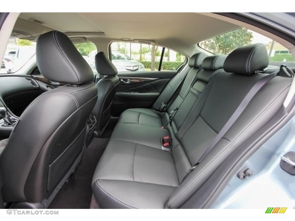2015 Q50 3.7 - Hagane Blue / Graphite photo #20