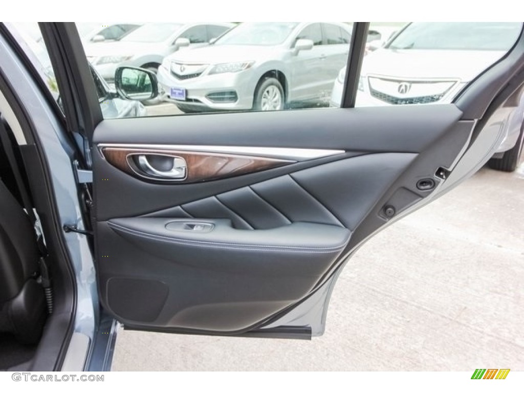 2015 Q50 3.7 - Hagane Blue / Graphite photo #22