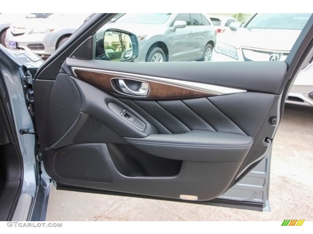 2015 Q50 3.7 - Hagane Blue / Graphite photo #24
