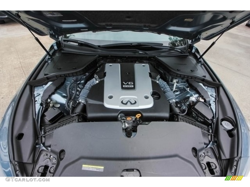2015 Q50 3.7 - Hagane Blue / Graphite photo #26