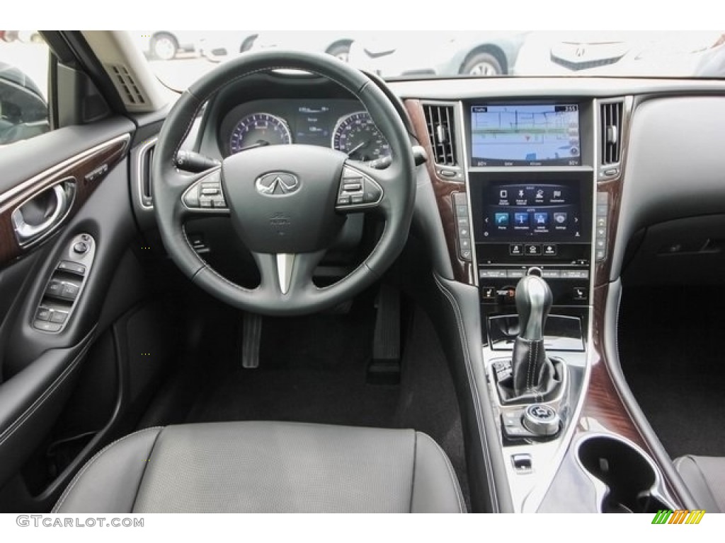 2015 Q50 3.7 - Hagane Blue / Graphite photo #27