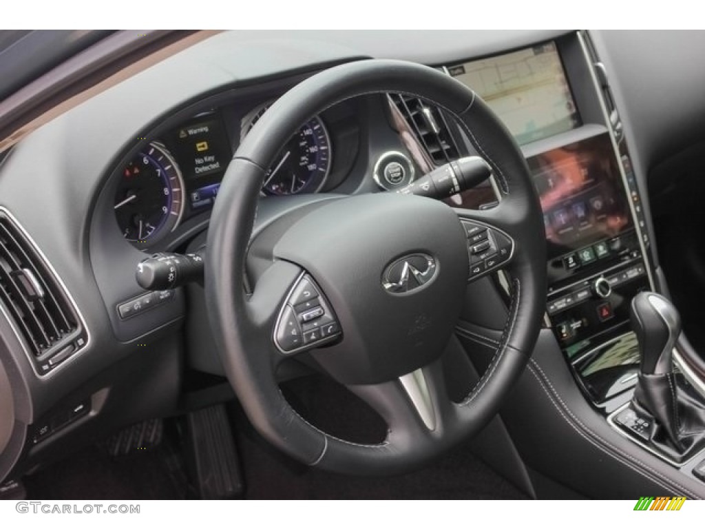 2015 Q50 3.7 - Hagane Blue / Graphite photo #33