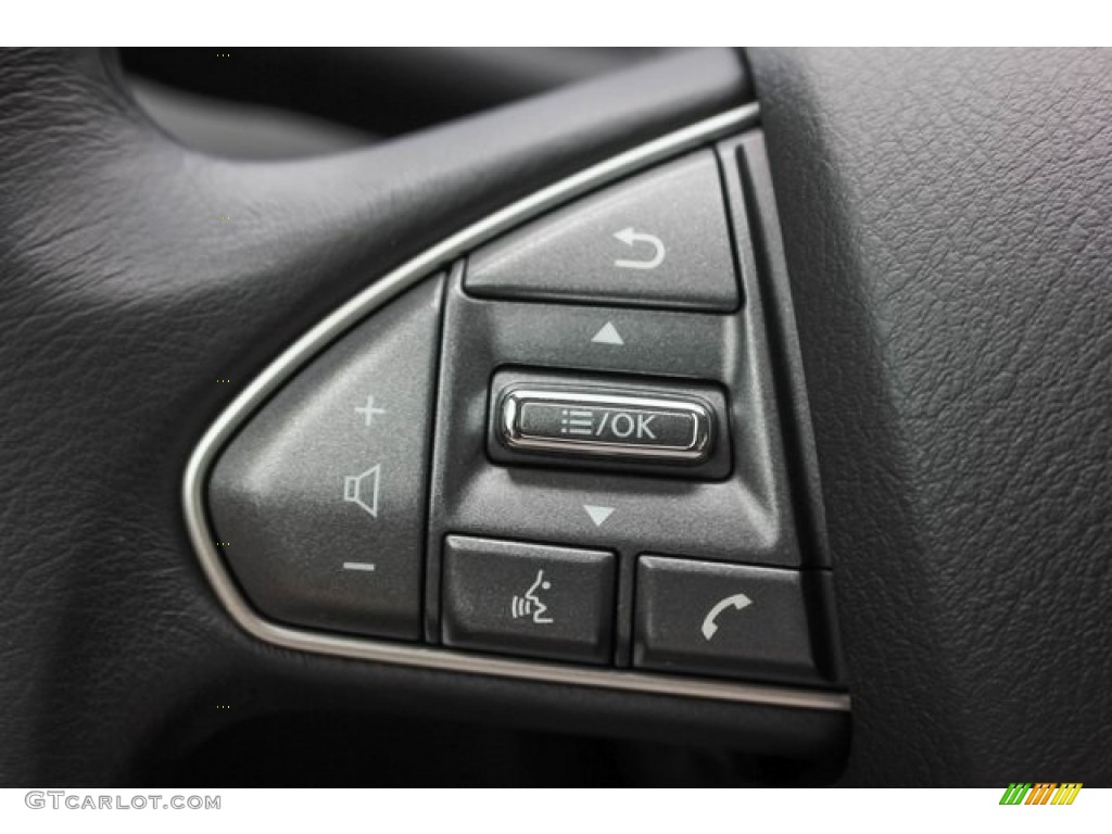 2015 Q50 3.7 - Hagane Blue / Graphite photo #44