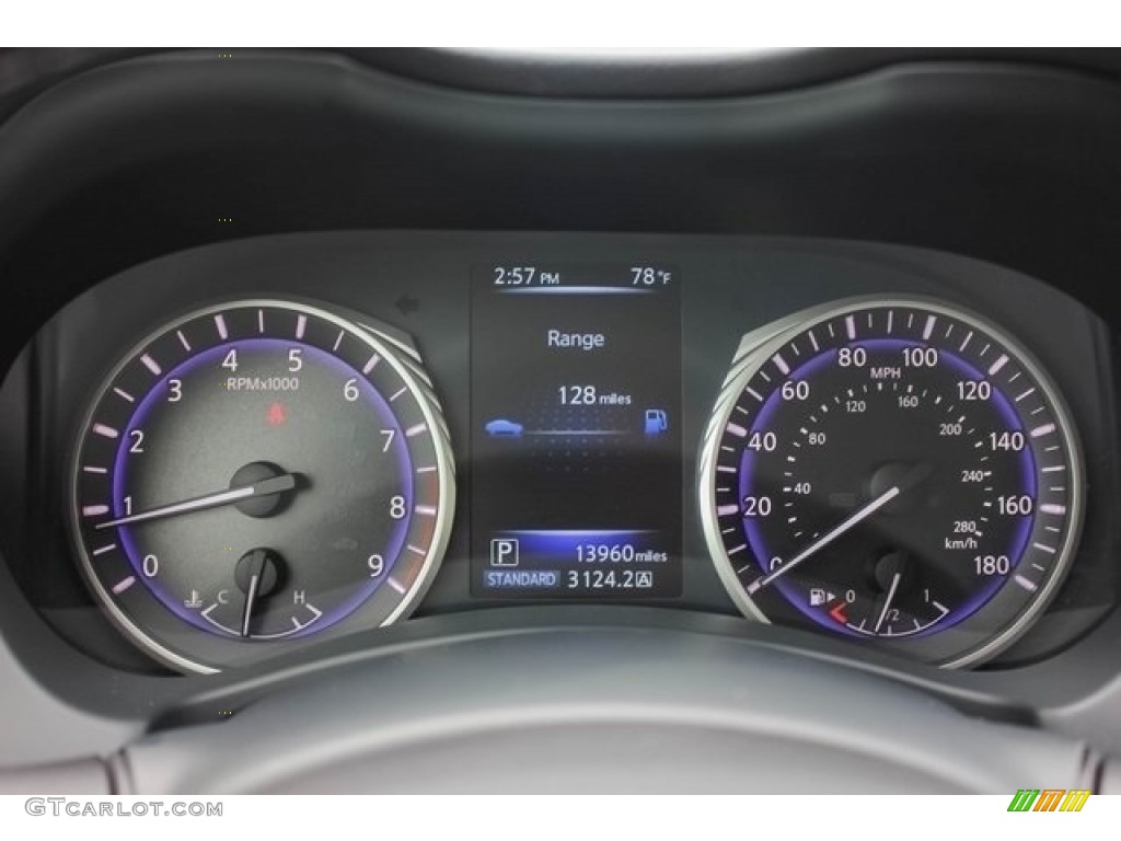 2015 Q50 3.7 - Hagane Blue / Graphite photo #45