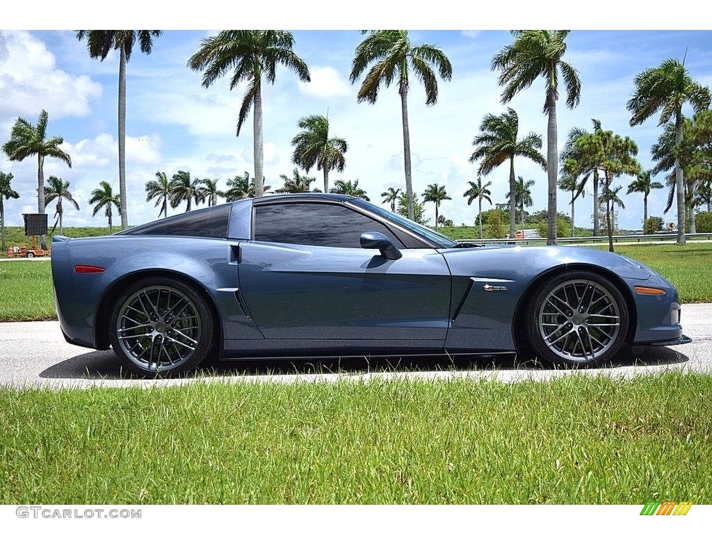 2011 Corvette Z06 - Supersonic Blue Metallic / Ebony Black photo #1