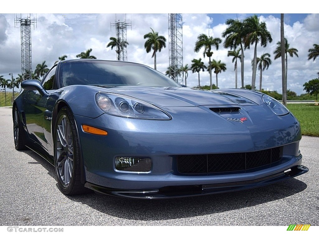 2011 Corvette Z06 - Supersonic Blue Metallic / Ebony Black photo #4