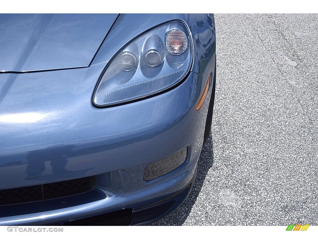 2011 Corvette Z06 - Supersonic Blue Metallic / Ebony Black photo #9