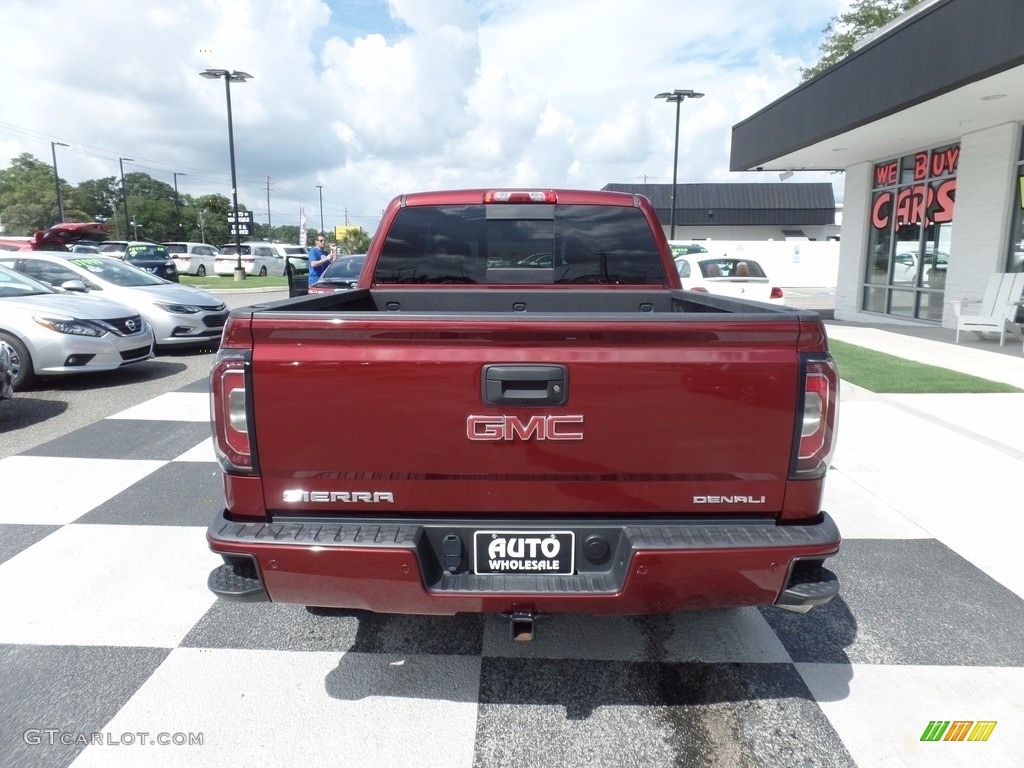 2016 Sierra 1500 Denali Crew Cab 4WD - Crimson Red Tintcoat / Cocoa/Dune photo #4