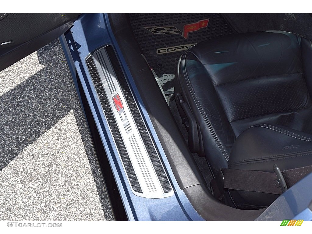2011 Corvette Z06 - Supersonic Blue Metallic / Ebony Black photo #34