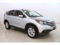 2014 Alabaster Silver Metallic Honda CR-V EX AWD  photo #1