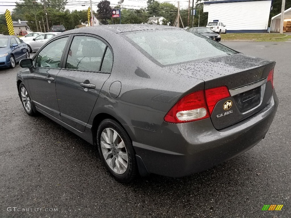 2011 Civic EX Sedan - Polished Metal Metallic / Gray photo #2