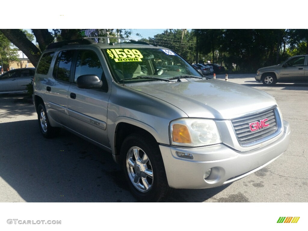 2005 Envoy XL SLE - Liquid Silver Metallic / Light Gray photo #1