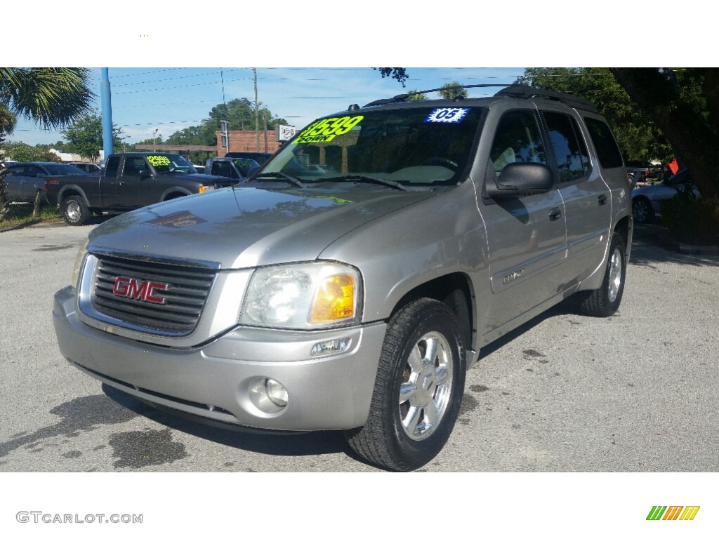 2005 Envoy XL SLE - Liquid Silver Metallic / Light Gray photo #7