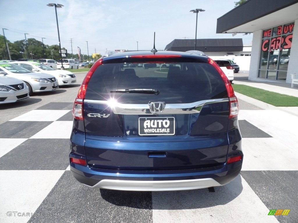 2016 CR-V EX-L - Obsidian Blue Pearl / Gray photo #4