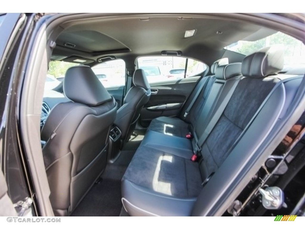 Ebony Interior 2018 Acura TLX V6 A-Spec Sedan Photo #121266786