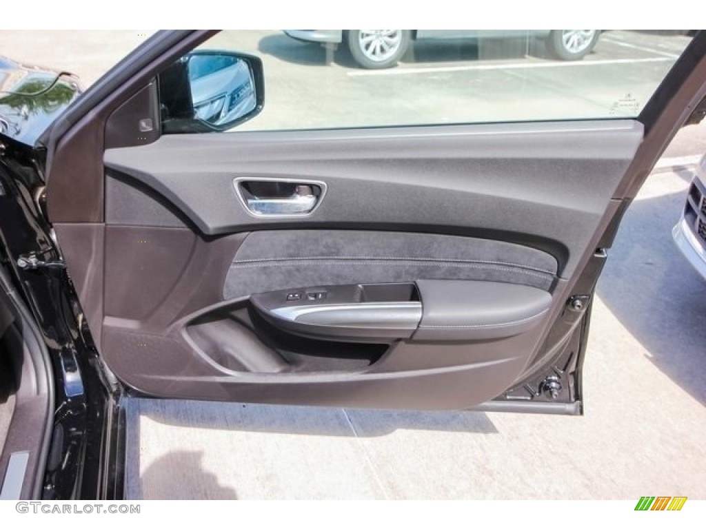 2018 Acura TLX V6 A-Spec Sedan Ebony Door Panel Photo #121266866