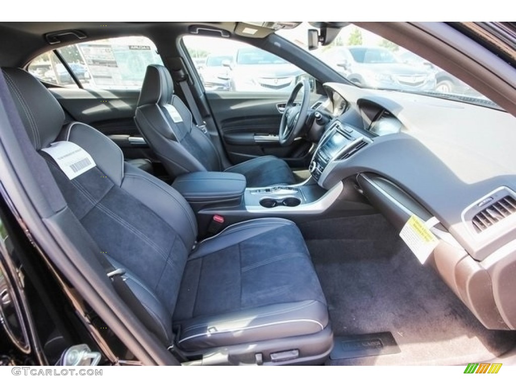 Ebony Interior 2018 Acura TLX V6 A-Spec Sedan Photo #121266884