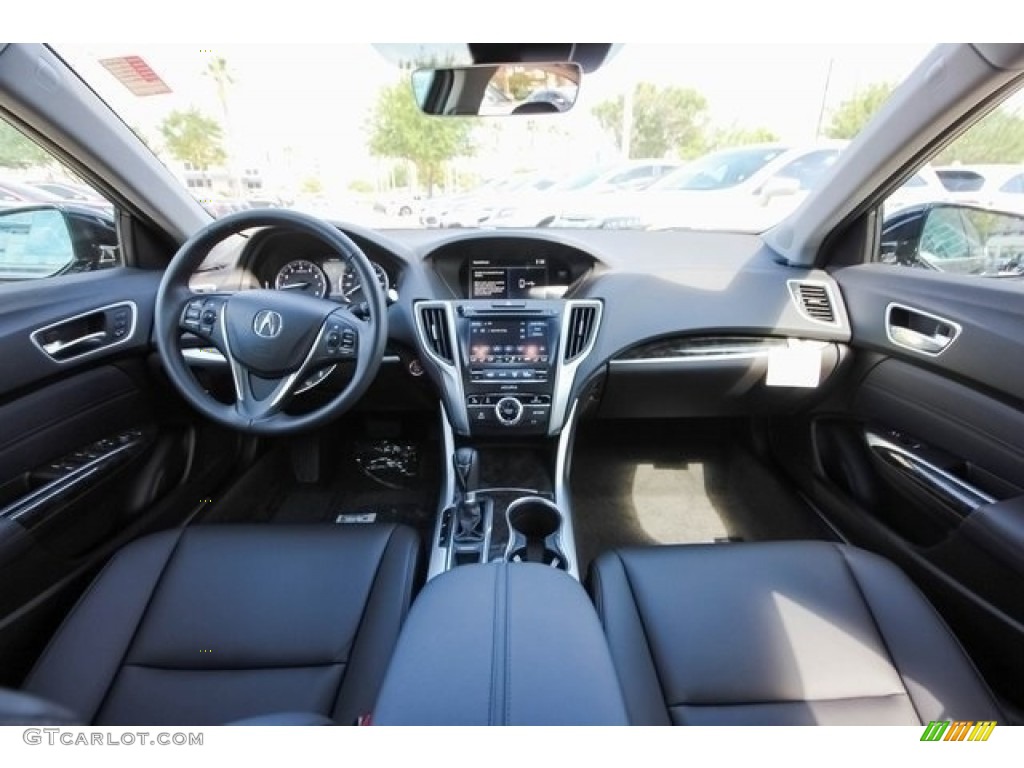 Ebony Interior 2018 Acura TLX Sedan Photo #121267403