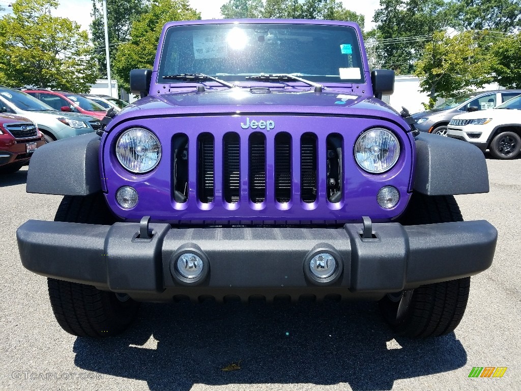 2017 Wrangler Unlimited Sport 4x4 - Extreme Purple / Black photo #2